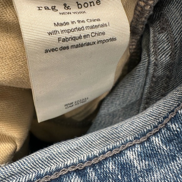 Rag & Bone Nina High-Rise Skinny Jeans, Size 28, Excellent Condition - Picture 9 of 9